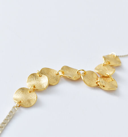 Joli&Micare｜“Gold chip long Necklace” gdc0108-mk