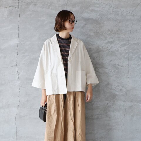 sabbatum|20/10ツイルルフタス シングルブレストジャケット