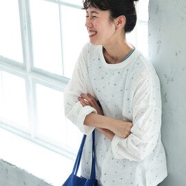 soulberry|「わがまま別注」夏の、長袖。やさしいドットのカットソー