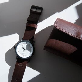 TID Watches｜TID No.1 Leather Wristband（革ベルトブラックバックル）