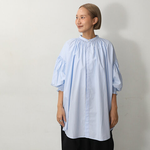 UNIVERSAL TISSU|程よいボリューム感がオシャレ ナチュラルタイプライター トリプルシャーリングブラウス kurashisha
