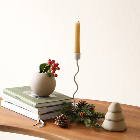 Cooee Design｜Curved Candleholder (カーブキャンドルホルダー) 　クリスマス/日本正規代理店品【母の日ギフト】