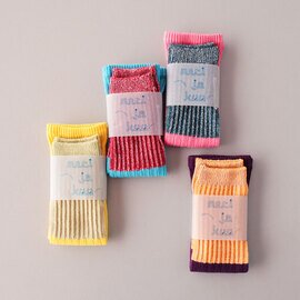 meri ja kuu|emboss stripe ハンドウォーマー【DM便発送可能】