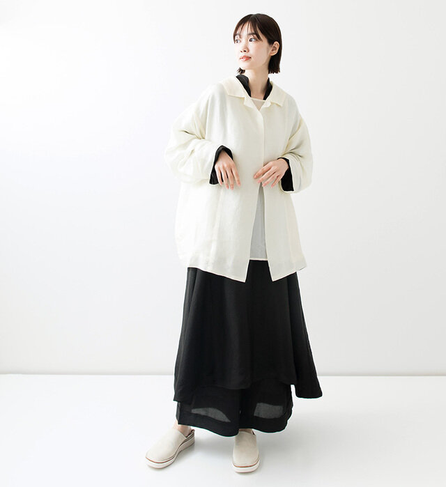color : CREAM , model : 162cm
