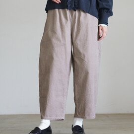 NARU|14Wコーデュロイ エッグパンツ テーパード イージーパンツ ワイド ボトムス 673825 ナル