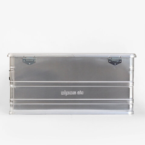 ALPOS｜ALUMINUM CONTAINER WITH LID/アルミコンテナ 収納 フタ付き