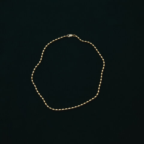 quip queint｜grain chain short necklace　チェーンネックレス　シルバー925　ユニセックス