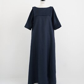 Mochi｜sailor linen dress [navy/・1]