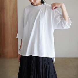 Commencement|ローネック 3/4スリーブ Tシャツ 5分袖 半袖 カットソー トップス C-186 コメンスメント