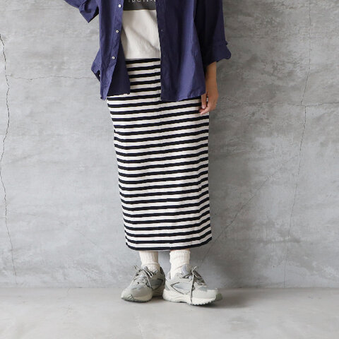 BLUE LAKE MARKET|アメリカンドライ天竺2 ボーダータイトスカート