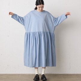 MidiUmi|chambray gather onepiece