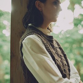 MidiUmi|short knitting pattern vest