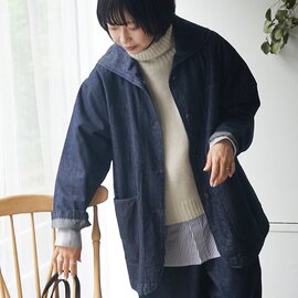 BASCO-nest|オールジャケットデニム 10オンスムラ糸デニムの6ポケットワークジャケット デニムジャケット アウター