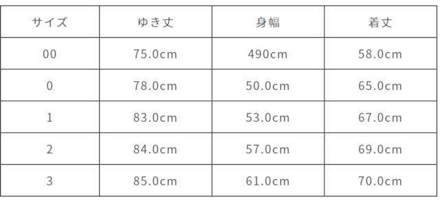 サイズ計測の多少の誤差はご了承下さい。