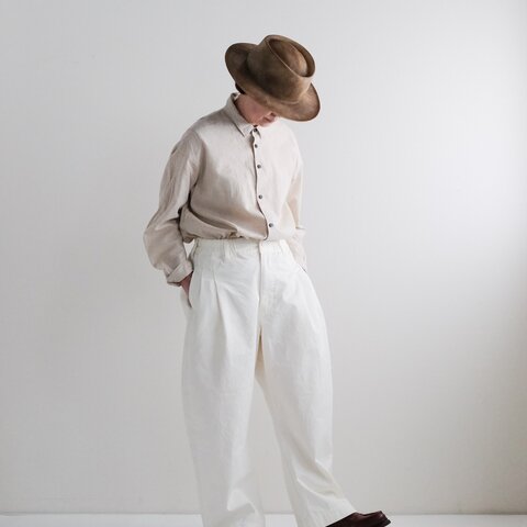 sasanqua by trees|チノクロスバナナトラウザー【カタカナ別注】