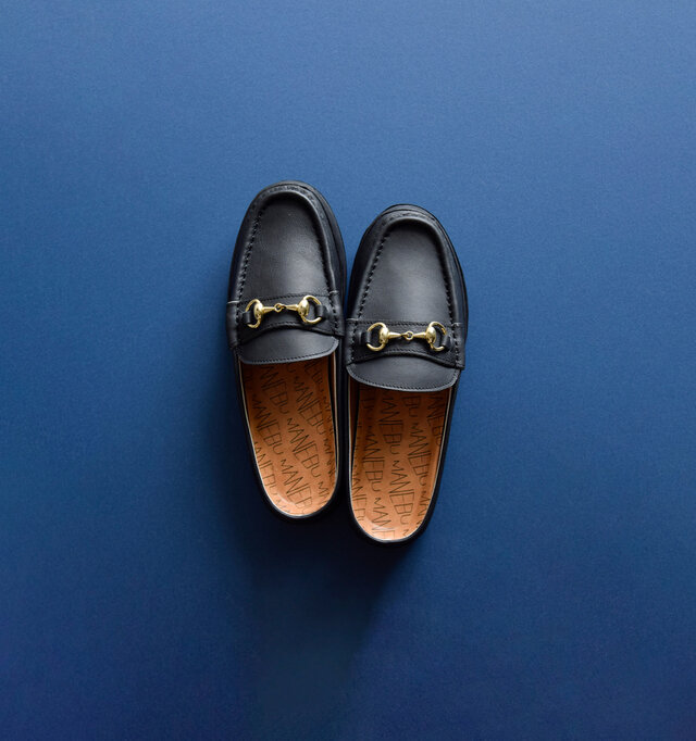  Smooth leather bit loafers “BITCH SLIPPER”