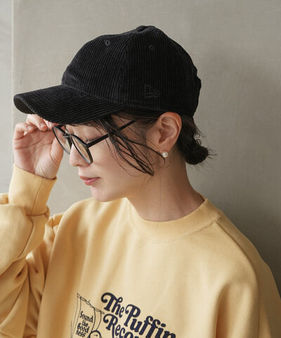 NEW ERA|920ES BASIC 8W CORDUROY 9TWENTY イージースナップベーシック8ウェールコーデュロイキャップ 帽子 ブラック 15137197