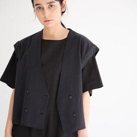 TUTIE.|コットンリヨセルツイルベスト