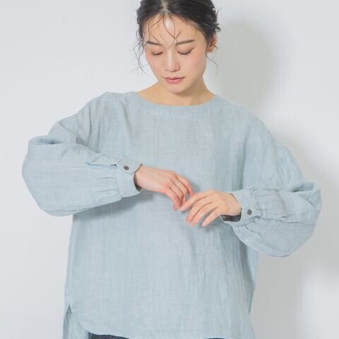 TUTIE.|リネンダブルガーゼブラウス