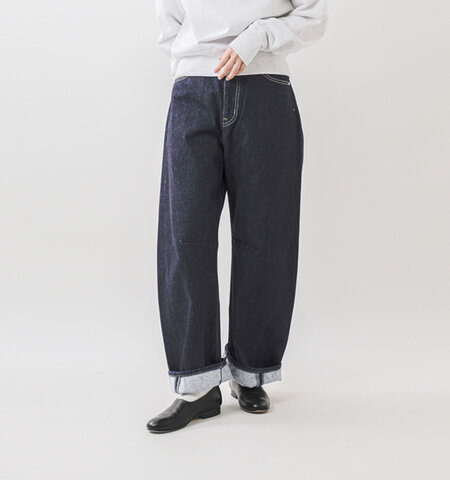 ASTRAET|コットン ワンウォッシュ 5ポケット デニム パンツ 5414-299-0450-yo