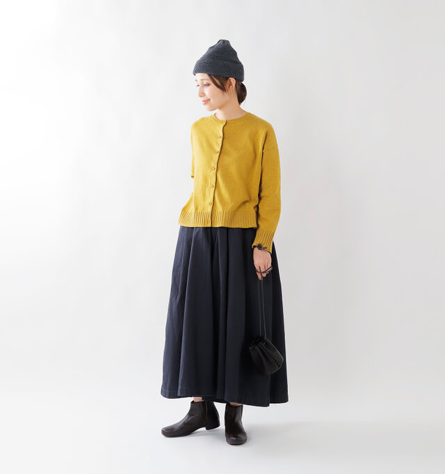 model yama:167cm / 49kg
color : mustard / size : camel