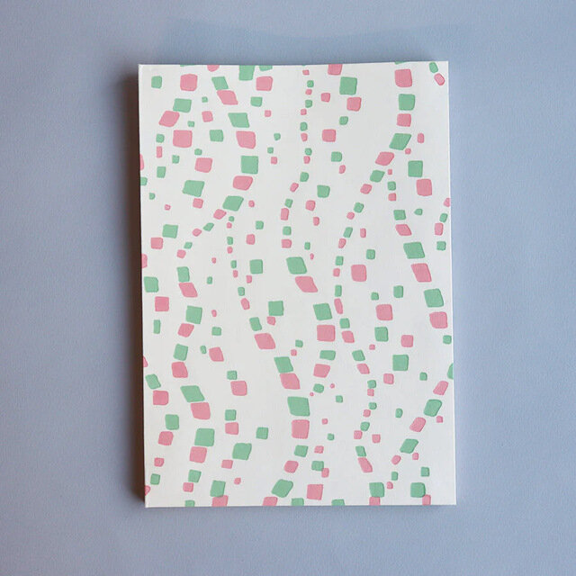 ドット ミントグリーン×ローズピンク