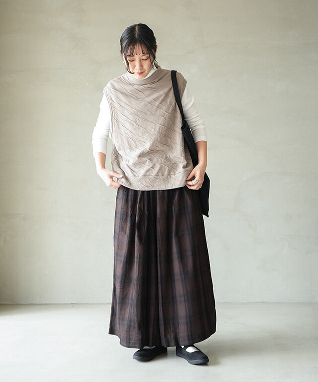 身長:165cm / カラー:mocha / サイズ:M