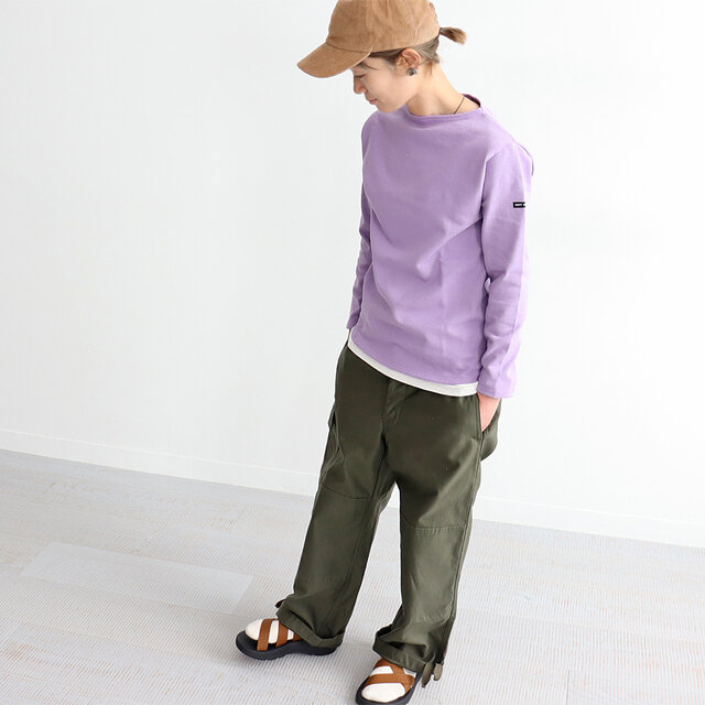 パープル / T1 着用、モデル身長:158cm