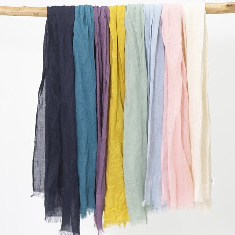 TUTIE.|ラミー麻UV加工ストール