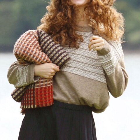 MidiUmi|jacquard pull over