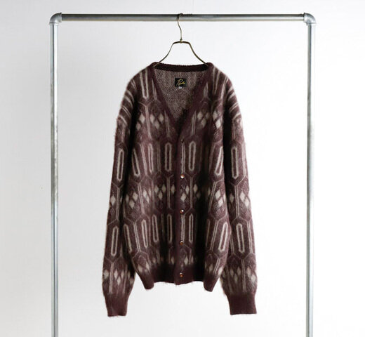 Needles|NEEDLES ニードルズ Mohair Cardigan - Geometric モヘアカーディガン RW357
