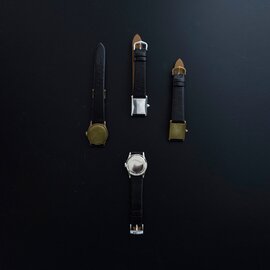 _TOKI_｜リザードレザー ブラス 角型時計オマージュ ブレスレット proto-001-brass-fn トキ
