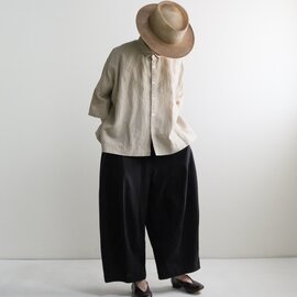 FACTORY|綿麻 キュービックパンツ