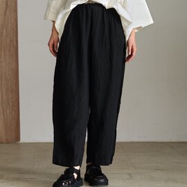 prit|ワンタックバギーパンツ 60/1 フレンチリネン キャンバス ボトムス P71626 プリット