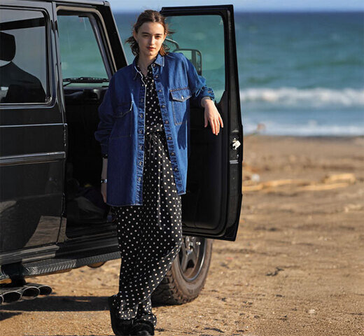 SACRA|SACRA サクラ 126514071 ヴィンテージ デニム シャツ VINTAGE DENIM SHIRT