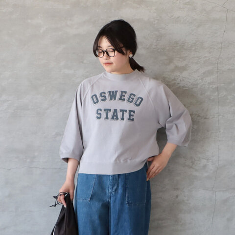 BLUE LAKE MARKET|ラグランスリーブプリントプルオーバー OSWEGO