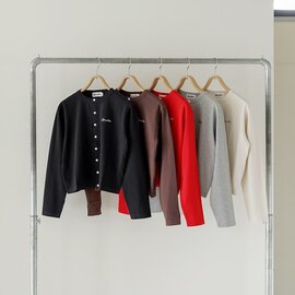 Gymphlex|ショート クルー ネック カーディガン SHORT CREW NECK CARDIGAN GY-C0367SCT ジムフレックス