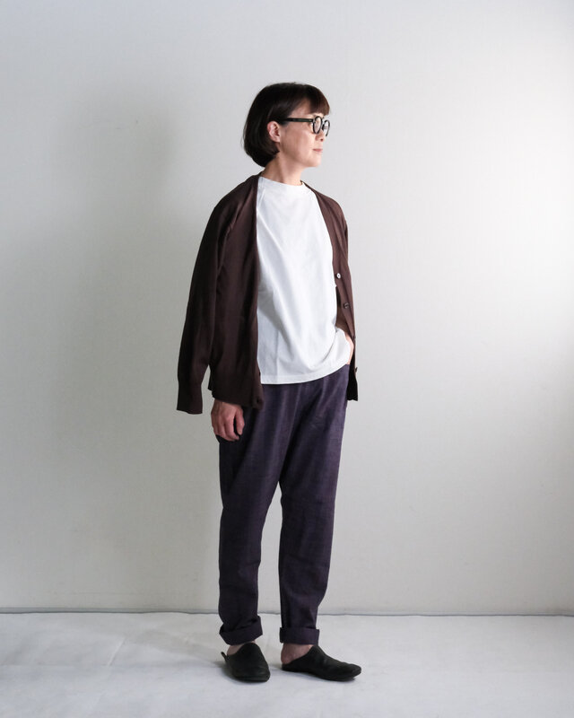 ▲やたら縞ベージュ