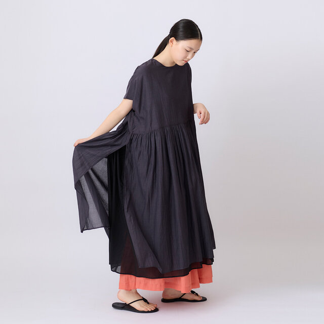 model:164cm color: グレークロ