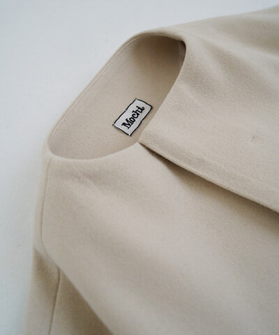 Mochi｜no collar coat [off beige]