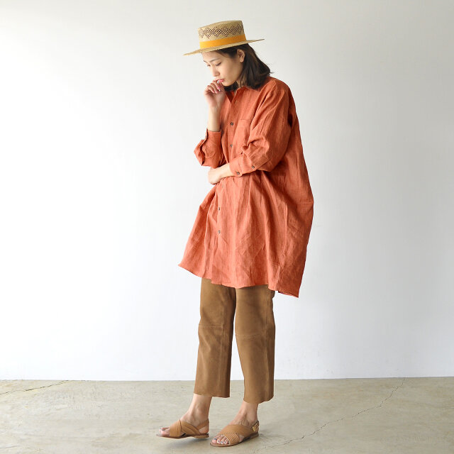 モデル:170cm / 54kg
color : rust / size : free
