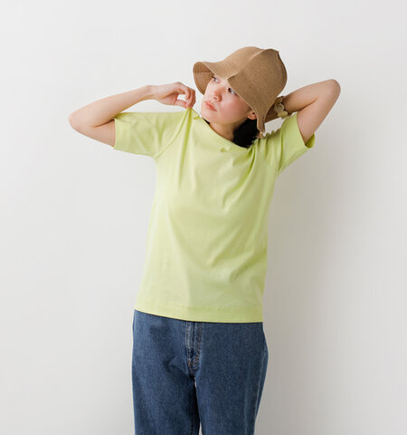 assiette|ULTIMA ローゲージフライス Tシャツ a29-28334-42-kk