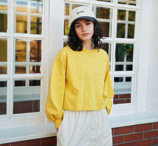 Gymphlex|Gymphlex ジムフレックス GY-C0481CPJ パフスリーブ長袖 PUFF SLEEVE CREW NECK P.O.