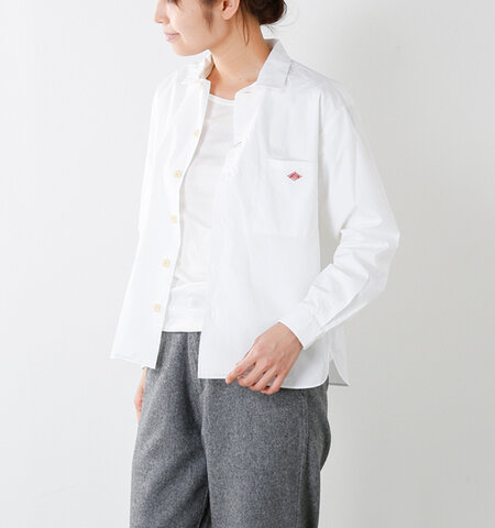 DANTON|コットンポプリンレギュラーシャツ jd-3632msa-ms