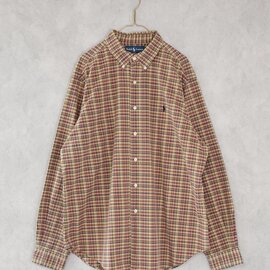 RALPH LAUREN|古着コットン チェックシャツ183