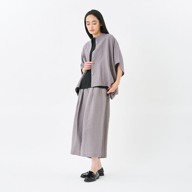 model:168cm color:チャコールグレー