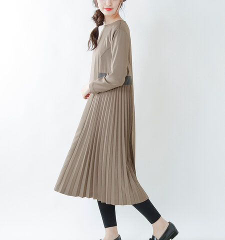 【2019AW】kelen|T/Rクロスサイドプリーツドレス“Seana” lkl18fop4-rf