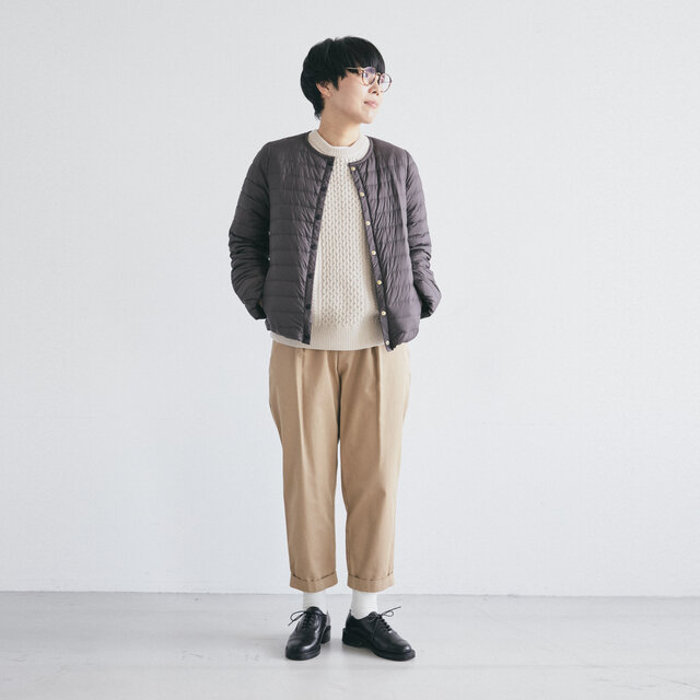 着用サイズ 34(モデル 160cm)/ ブラウン