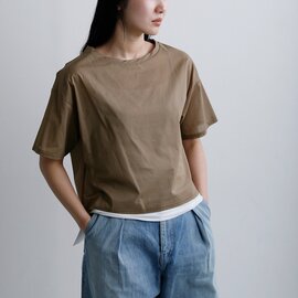 STAR&STRIPE|コットン エアリー クルー ネック Tシャツ ssmd-202