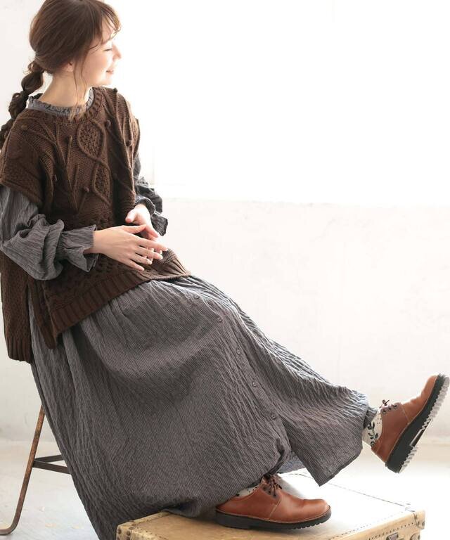 アイボリー 身長:163cm 着用サイズ:22-24